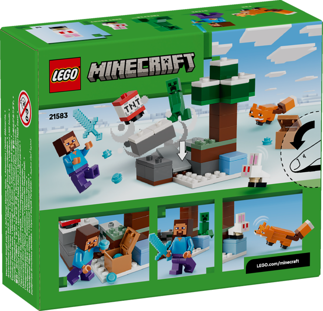 LEGO Minecraft 21583 Steves Taiga Adventure box back 1066x1024