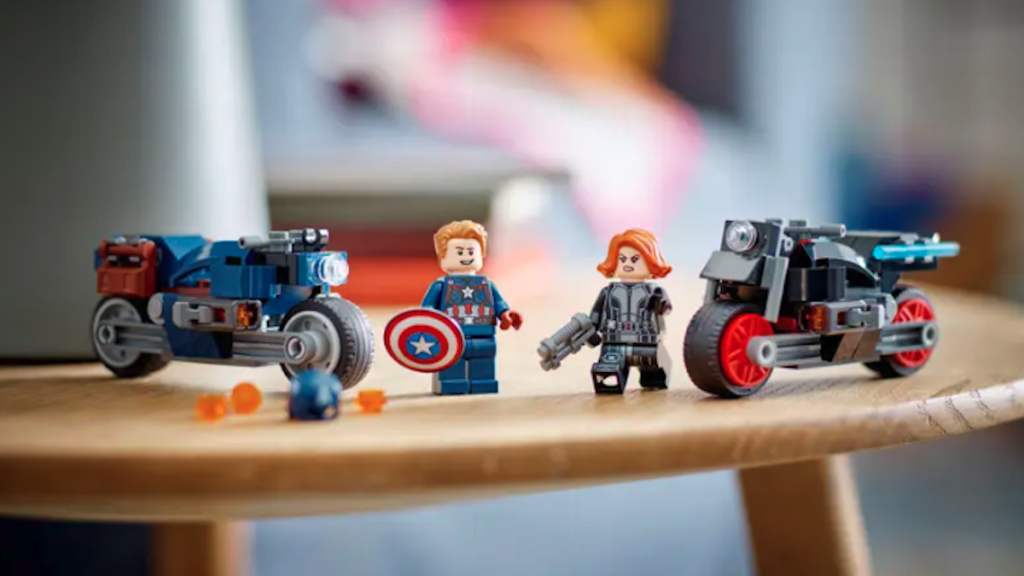 LEGO Marvel 76260 Black Widow Captain America Motorcycles  1024x576