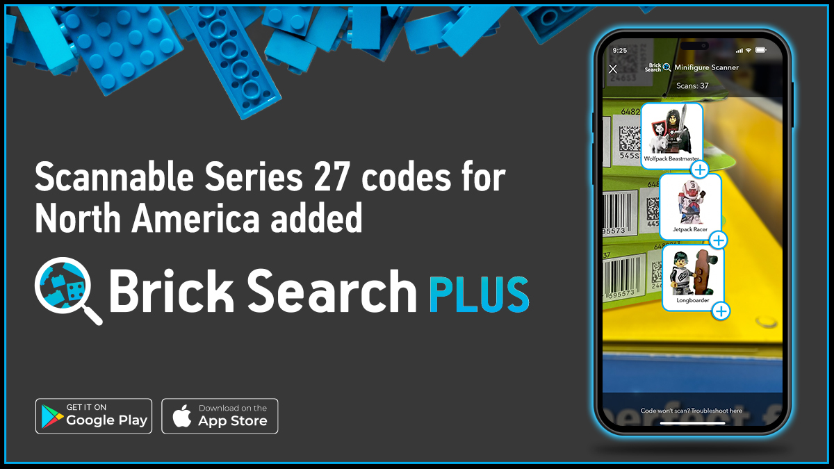 LEGO CMF Series 27 codes for North America added to Brick Search