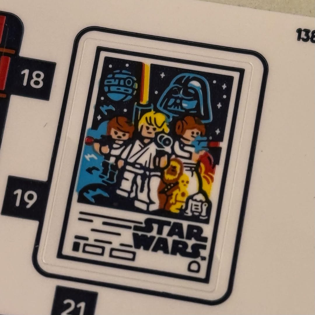 LEGO Disney 43302 Main Street Star Wars sticker